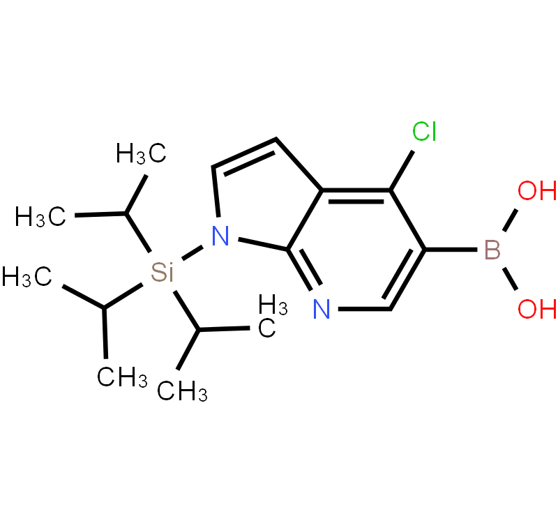 4-Chloro-1-(triisopropylsilyl)-1H-pyrrolo[2,3-B]pyridine-5-boronicacid