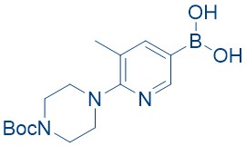 2-(4-Boc-piperazin-1-yl)-3-methylpyridine-5-boronicacid