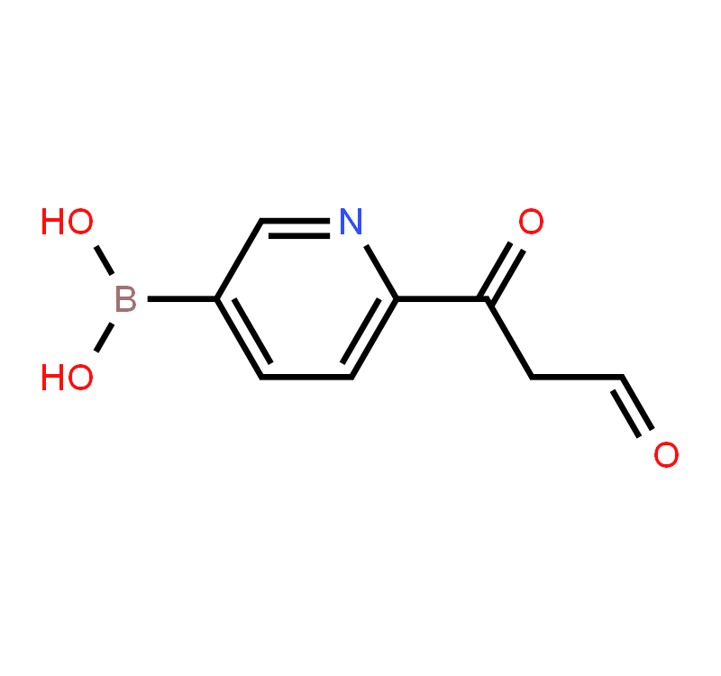 6-(3-Oxopropanoyl)pyridine-3-boronicacid