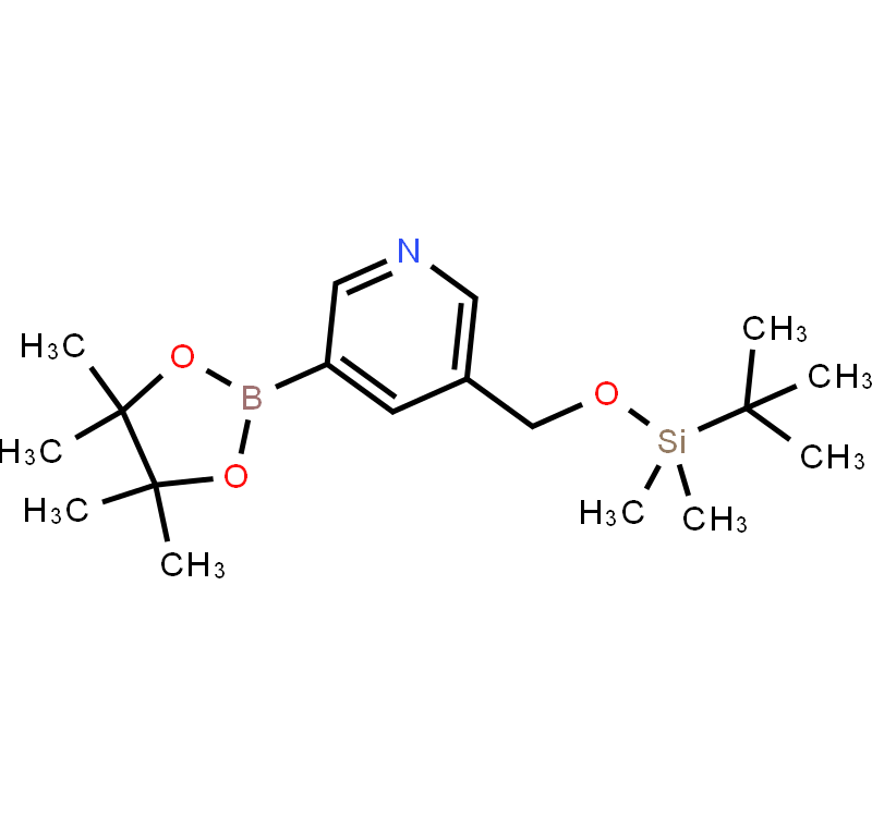 5-[(tert-butyldimethylsilyloxy)methyl]pyridine-3-boronicacidpinacolester