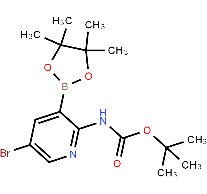 5-Bromo-2-tert-Butyloxycarbonylaminopyridine-3-boronicacidpinacolester