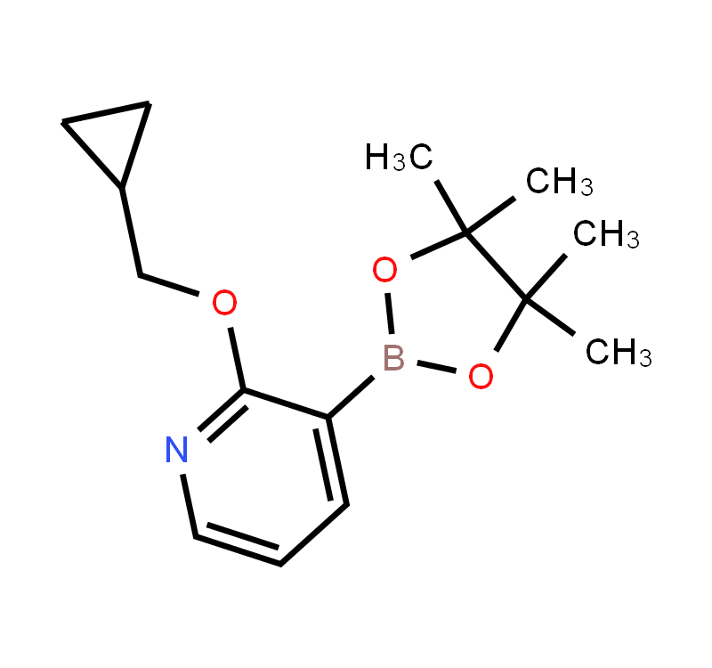 2-(Cyclopropylmethoxy)pyridine-3-boronicacidpinacolester