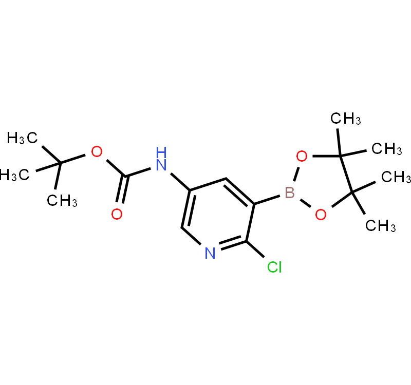 5-tert-Butyloxycarbonylamino-2-chloropyridine-3-boronicacidpinacolester