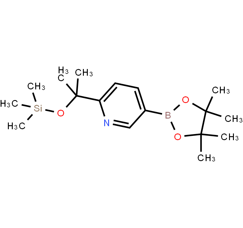 6-(2-(Trimethylsilyloxy)propan-2-yl)pyridine-3-boronicacidpinacolester