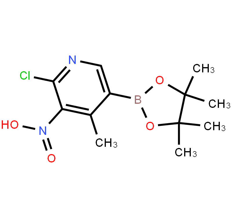 2-Chloro-4-methyl-3-nitropyridine-5-boronicacidpinacolester