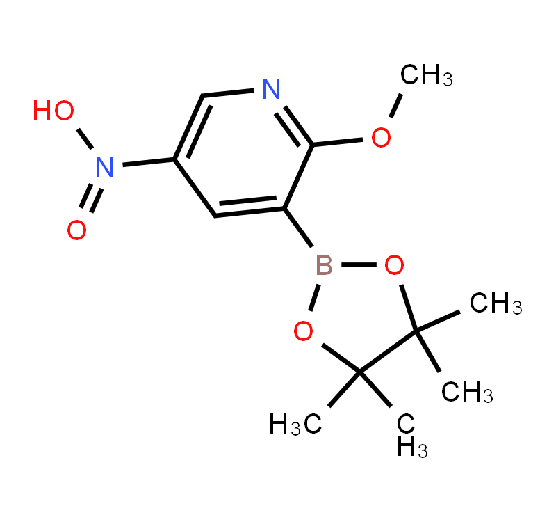 2-Methoxy-5-nitropyridine-3-boronicacidpinacolester