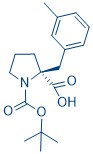 Boc-(S)-alpha-(3-methylbenzyl)-proline