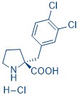 (R)-alpha-(3,4-dichlorobenzyl)-proline-HCl