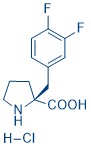(S)-alpha-(3,4-difluorobenzyl)-proline-HCl