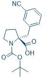 Boc-(R)-alpha-(3-cyanobenzyl)-proline