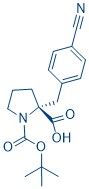 Boc-(R)-alpha-(4-cyanobenzyl)-proline