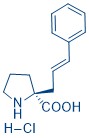 (S)-alpha-(3-phenylallyl)-proline-HCl