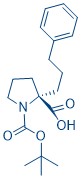 Boc-(S)-alpha-(3-phenylpropyl)-proline