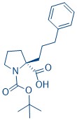 Boc-(R)-alpha-(3-phenylpropyl)-proline