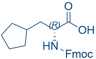 Fmoc-(R)-2-amino-3-cyclopentylpropanoicacid